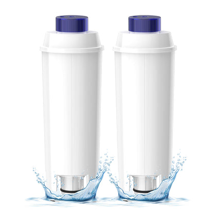 2-Pack Water Filter Replacement for De'Longhi DLSC002 | Fits Magnifica S & Dinamica