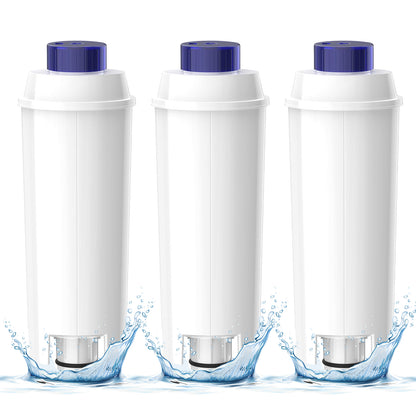 3-Pack Water Filter Replacement for De'Longhi DLSC002 | Fits Magnifica S & Dinamica