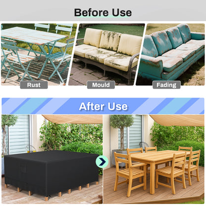Garden Furniture Seat Covers, 250 x 210 x 90 cm